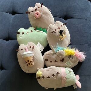 Pusheen Plush Toy Collection - donut, sushi, dino, mermaid, unicorn, boba
